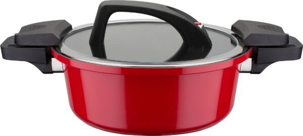 Dampfgartopf Gourmet Nero 4 ltr